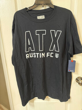 FANATICS ATX AUSTIN FC MEN'S BLACK TEE Size XL